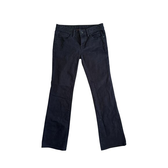TORY BURCH Women's Black Bootcut The Tory Jeans Size 27 - Picture 9 of 11